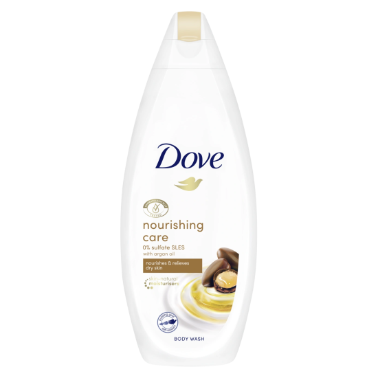 ДАВ NOURISHING CARE душ гел за тяло с арганово масло 250 мл