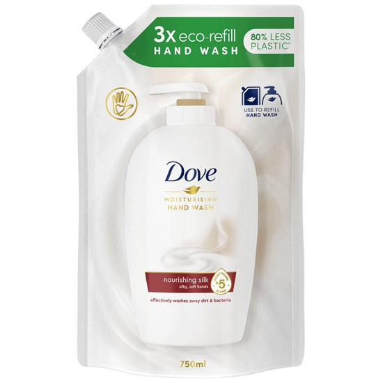 DOVE HAND WASH NOURISHING SILK течен сапун за ръце 750 мл /пълнител/