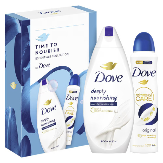 ДАВ ПРОМО КОМПЛЕКТ ORIGINAL душ гел за тяло DEEPLY NOURISHING 250 мл ...
