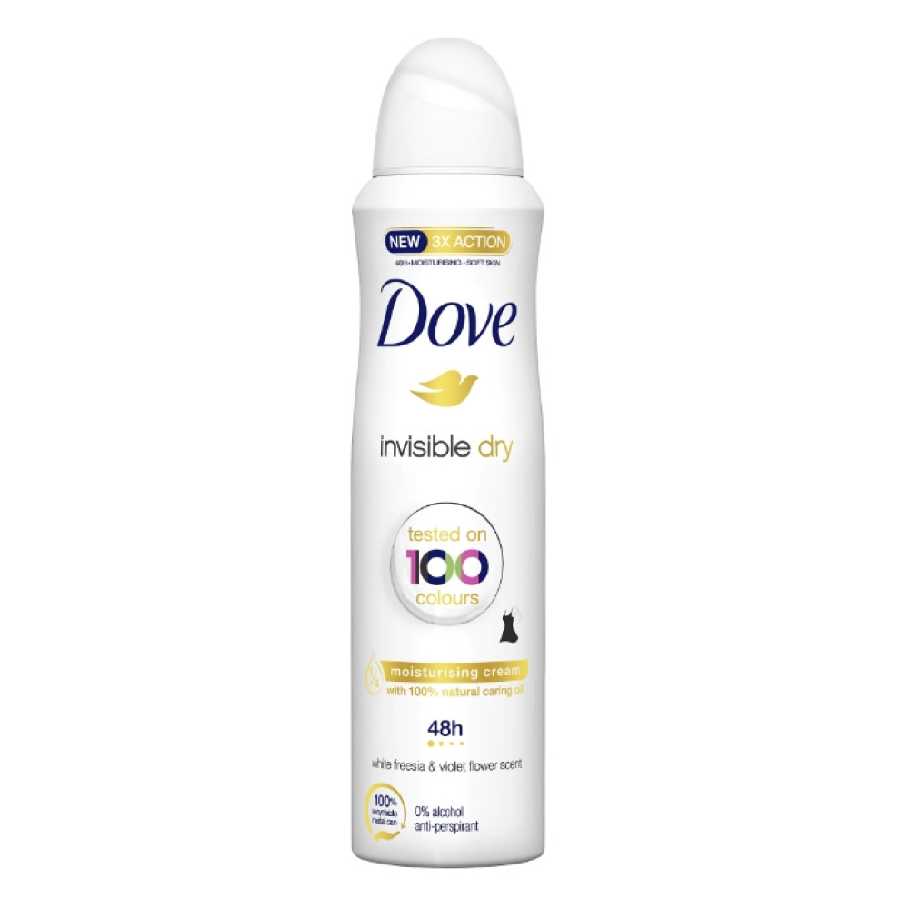 ДАВ INVISIBLE DRY део спрей против изпотяване за жени 150 мл - Грижа за тялото ДАВ INVISIBLE DRY део спрей против изпотяване за жени 150 мл - Грижа за тялото