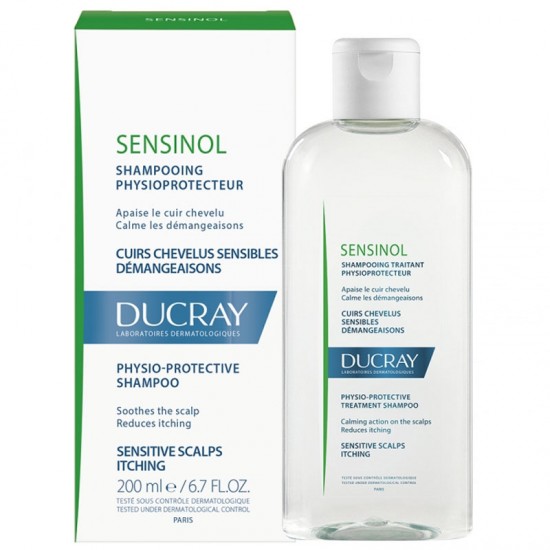 DUCRAY SENSINOL TREATMENT SHAMPOO успокояващ шампоан против сърбеж за чувствителен скалп и всеки тип коса 200 мл