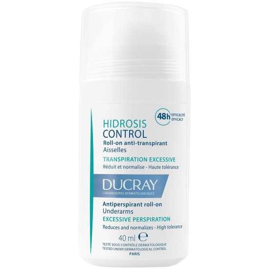 DUCRAY HIDROSIS CONTROL ANTIPERSPIRANT ROLL-ON рол-он против изпотяване за подмишници 40 мл