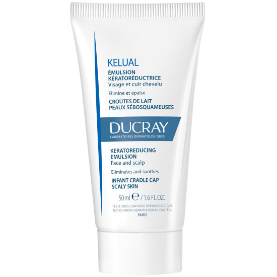 DUCRAY KELUAL KERATOREDUCING EMULSION кераторедуцираща емулсия за бебета против млечни корички 50 мл