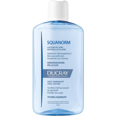 ДЮКРЕ SQUANORM ANTI-DANDRUFF ZINC LOTION ITCHING противопърхотен лосион с цинк 200 мл