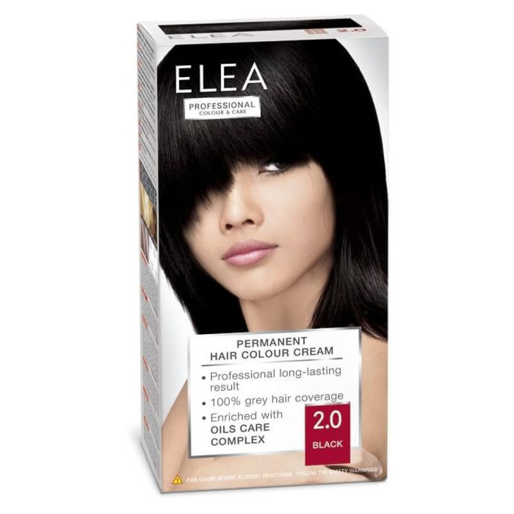 ЕЛЕА PROFESSIONAL COLOUR & CARE крем-боя за коса 2.0 BLACK - Грижа за косата