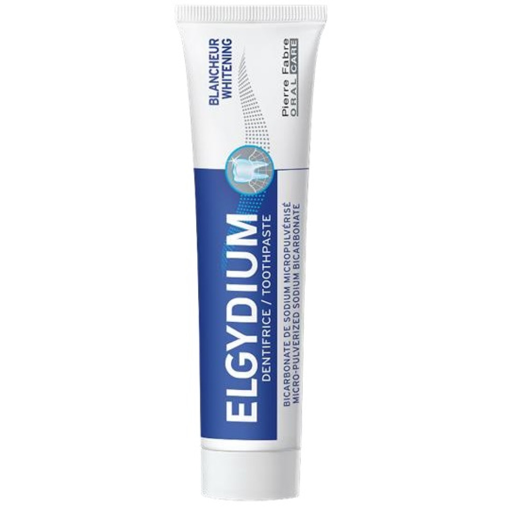 ELGYDIUM WHITENING избелваща паста за зъби 50 мл ПРОМО