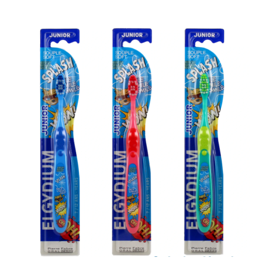 ELGYDIUM JUNIOR SOUPLE SOFT четка за зъби за деца от 7 до 12 години ПРОМО