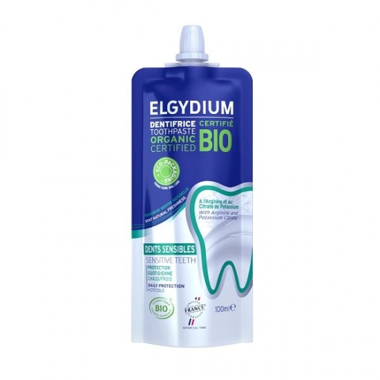 ЕЛГИДИУМ BIO SENSITIVE TEETH биосертифицирана паста за чувствителни зъби 100 мл