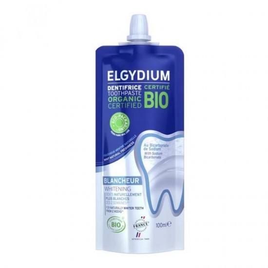 ЕЛГИДИУМ BIO WHITENING биосертифицирана избелваща паста за зъби 100 мл