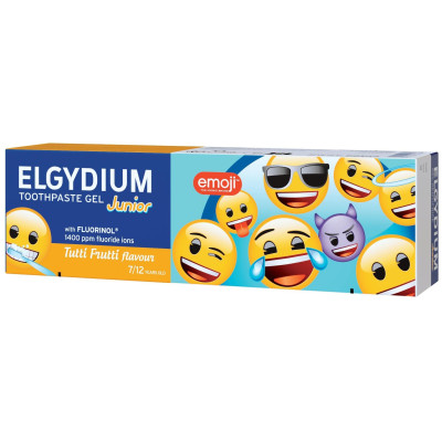 ELGYDIUM JUNIOR EMOJI паста за зъби за деца от 7 до 12 години 50 мл