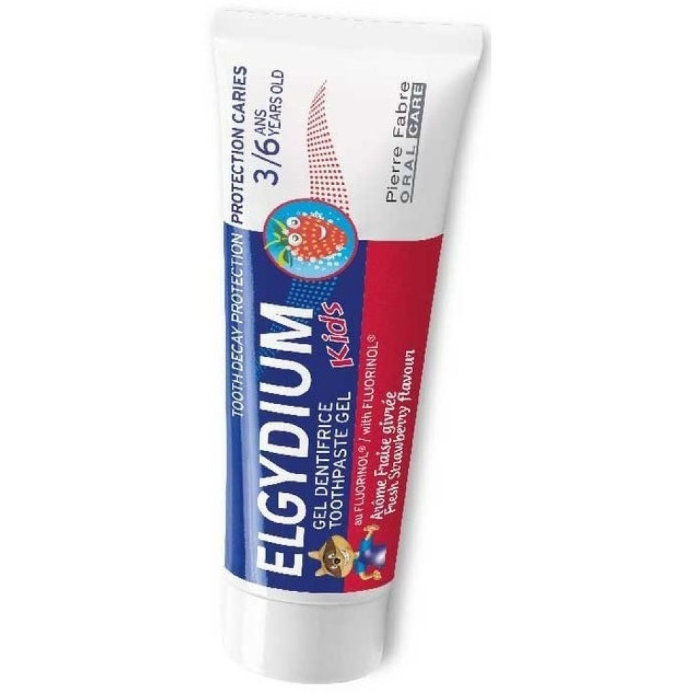 ELGYDIUM KIDS FRESH STRAWBERRY паста за зъби за деца от 3 до 6 години 50 мл ПРОМО