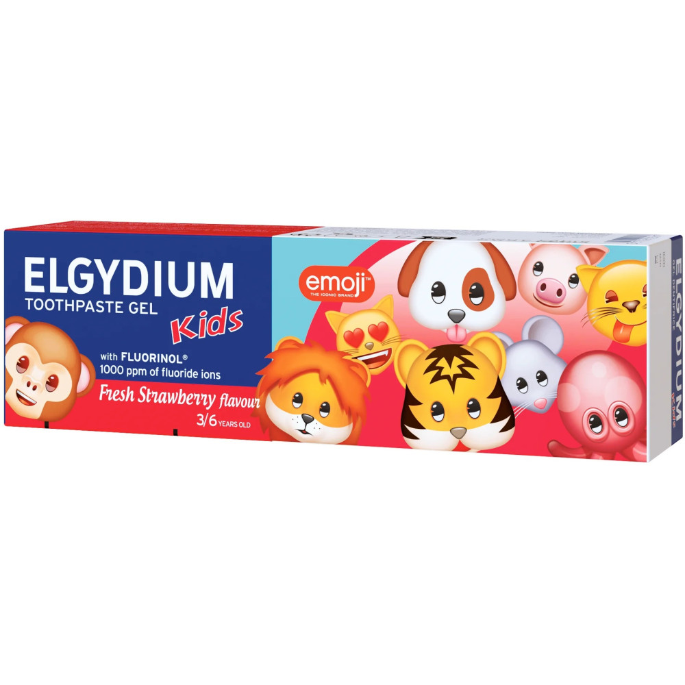 ЕЛГИДИУМ паста за зъби KIDS EMOJI 50 мл /3-6 г./ ПРОМО - Орална хигиена ЕЛГИДИУМ паста за зъби KIDS EMOJI 50 мл /3-6 г./ ПРОМО - Орална хигиена