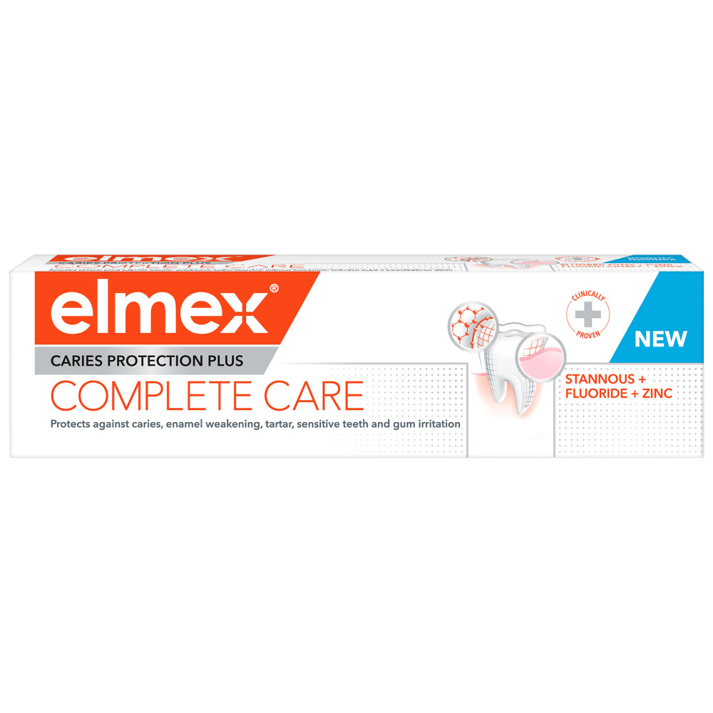 ЕЛМЕКС CARIES COMPLETE CARE паста за зъби 75 мл - Орална хигиена