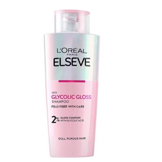 L'OREAL ELSEVE GLYCOLIC GLOSS шампоан за коса без блясък 200 мл