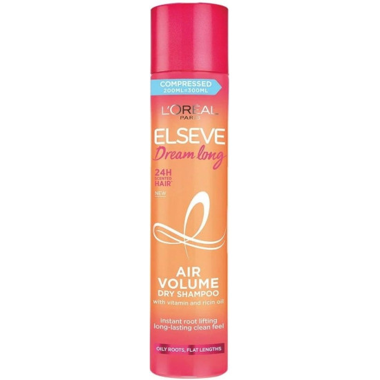 L'OREAL ELSEVE DREAM LONG 24H AIR VOLUME сух шампоан за обем на дълга коса 200 мл