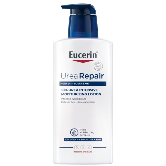 EUCERIN UREAREPAIR 10% Urea Intensive Moisturizing Lotion интензивен хидратиращ лосион с 10% урея за тяло за суха кожа 400 мл
