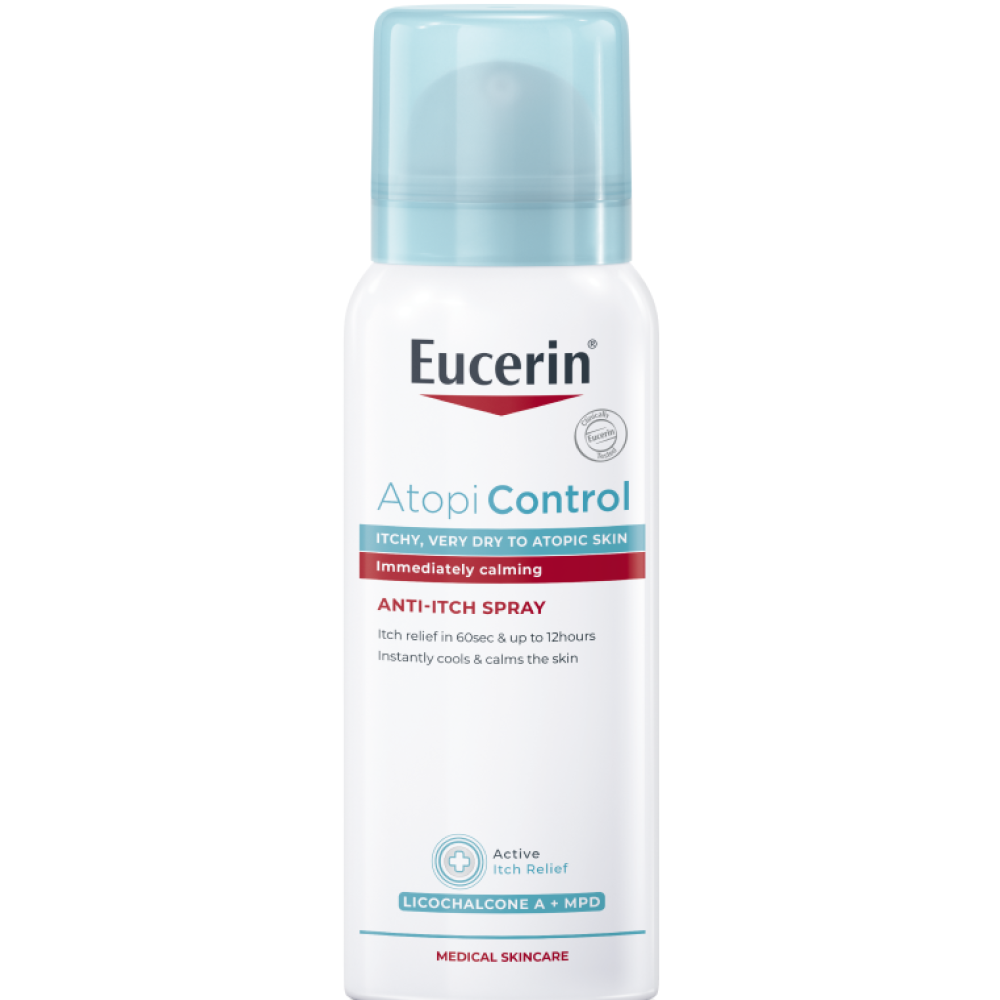 Eucerin AtopiControl Спрей за суха и атопична кожа 50 мл - Козметика за Тяло Eucerin AtopiControl Спрей за суха и атопична кожа 50 мл - Козметика за Тяло