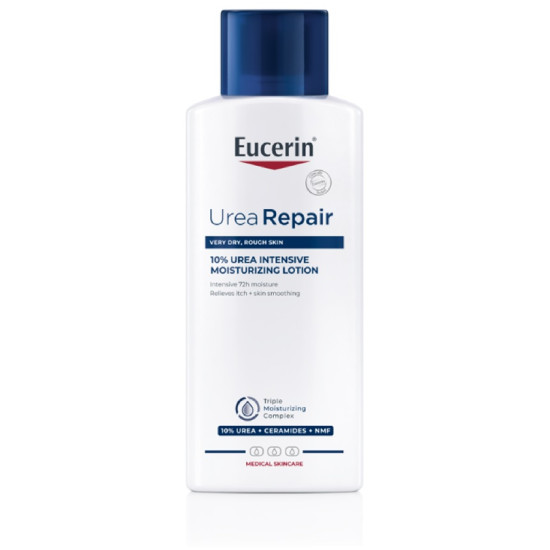EUCERIN UREAREPAIR 10% Urea Intensive Moisturizing Lotion интензивен хидратиращ лосион с 10% урея за тяло за суха кожа 250 мл