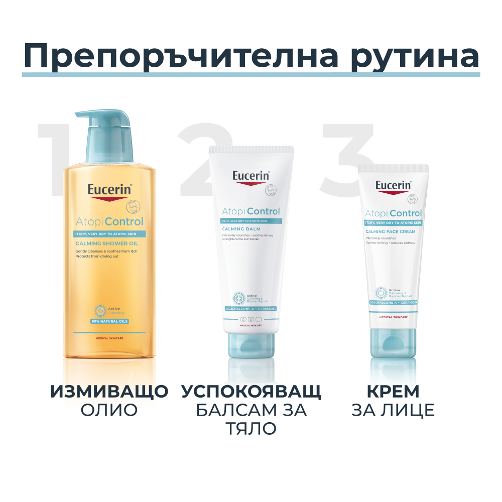 ЕУСЕРИН ATOPICONTROL ПРОМО КОМПЛЕКТ измиващо олио за тяло 2 х 400 мл - Грижа за лицето и тялото ЕУСЕРИН ATOPICONTROL ПРОМО КОМПЛЕКТ измиващо олио за тяло 2 х 400 мл - Грижа за лицето и тялото