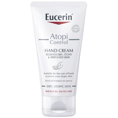 EUCERIN ATOPICONTROL Hand Cream успокояващ крем за ръце за суха раздразнена атопична кожа 75 мл