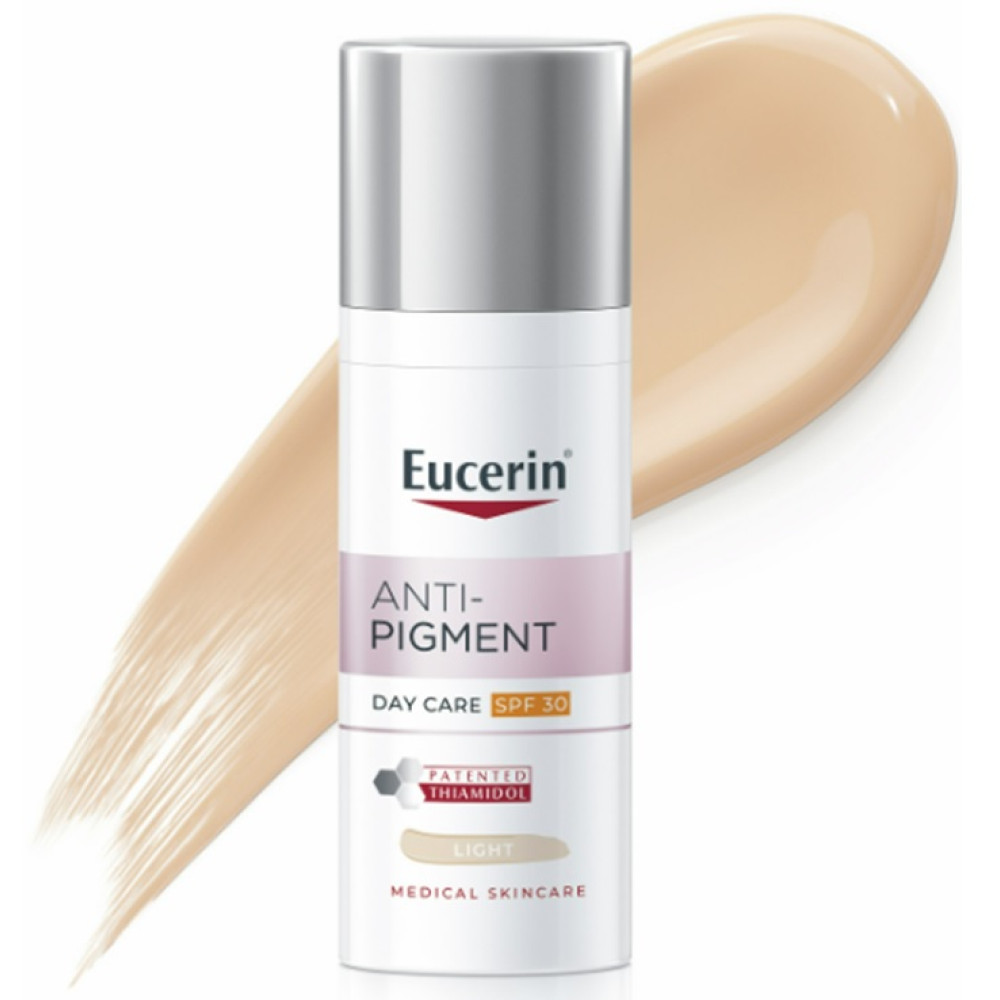 EUCERIN ANTI-PIGMENT Tinted Light SPF30 Оцветен дневен крем за лице против тъмни петна СВЕТЪЛ нюанс 50 мл - Грижа за лицето