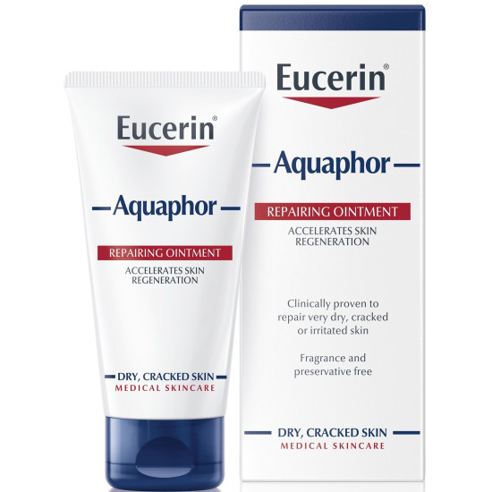 EUCERIN AQUAPHOR Repairing Ointment възстановяващ и защитаващ мехлем за лице и тяло за зони със суха и раздразнена кожа 45 мл