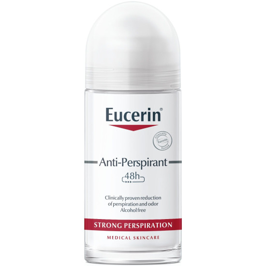EUCERIN DEO Anti-transpirant 48h Deodorant Roll-on део рол-он против силно изпотяване 48 ч за чувствителна кожа 50 мл