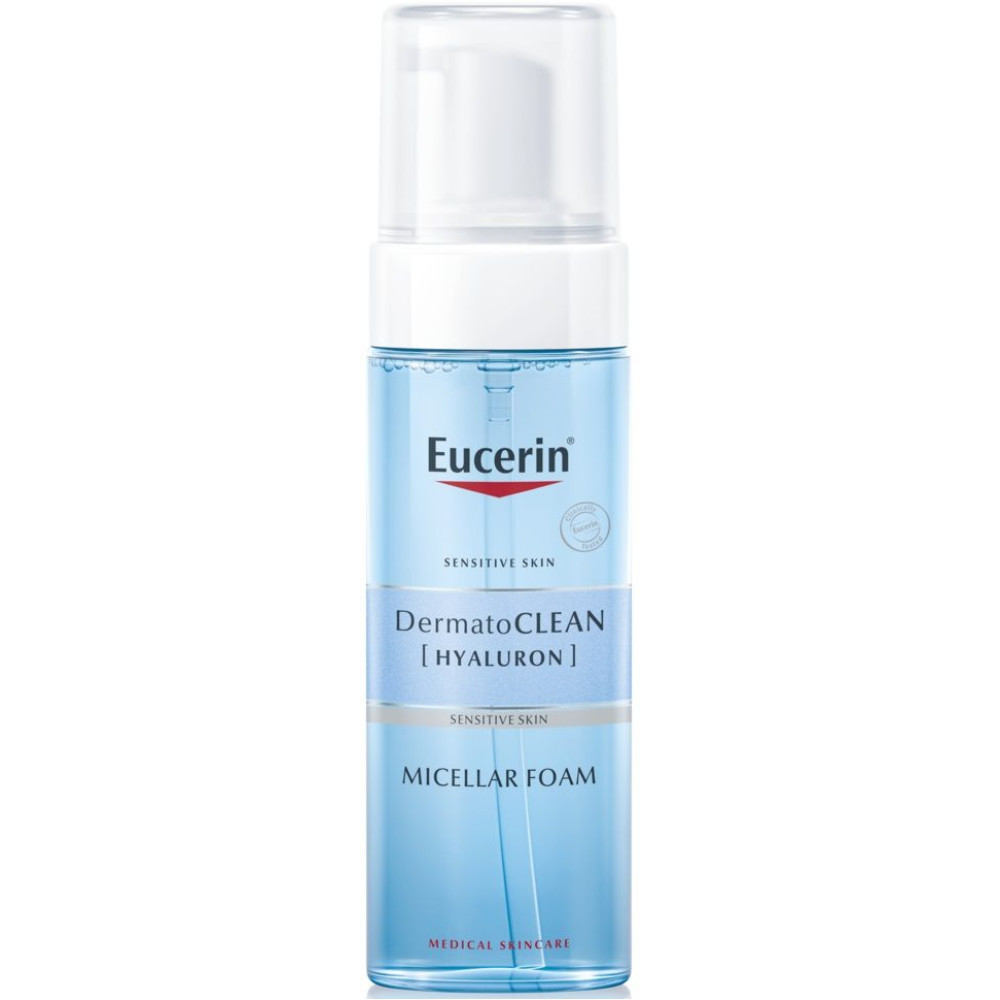 Eucerin DermatoClean Hyaluron Мицеларна пяна за лице 150 мл - Почистване, дегримиране