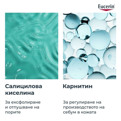 EUCERIN DERMOPURE CLINICAL Mat Fluid матиращ флуид за лице за мазна и акнеична кожа 40 мл