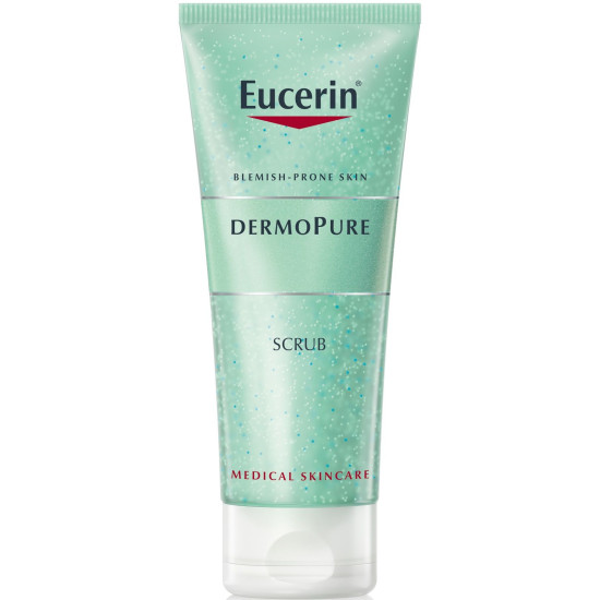 EUCERIN DERMOPURE Scrub ексфолиращ гел за лице за мазна и акнеична кожа 100 мл