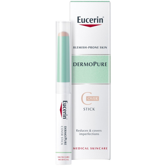 EUCERIN DERMOPURE Stick стик-коректор за лице за мазна и акнеична кожа 2 г