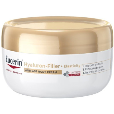 ЕУСЕРИН HYALURONFILLER + ELASTICITY BODY CREAM крем за тяло 200 мл