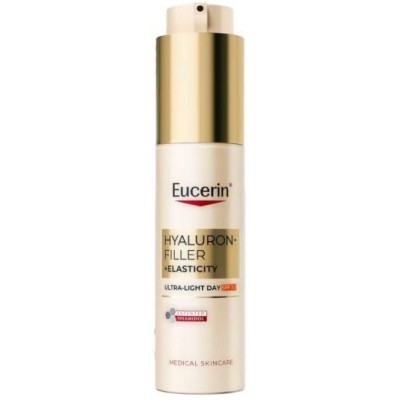 EUCERIN HYALURON-FILLER + ELASTICITY Ultra-Light Day SPF50 ултралека дневна грижа за лице против бръчки за всеки тип кожа 50 мл
