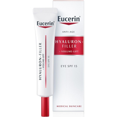 ЕУСЕРИН VOLUME HYALURONFILLER SPF15 околоочен крем 15 мл