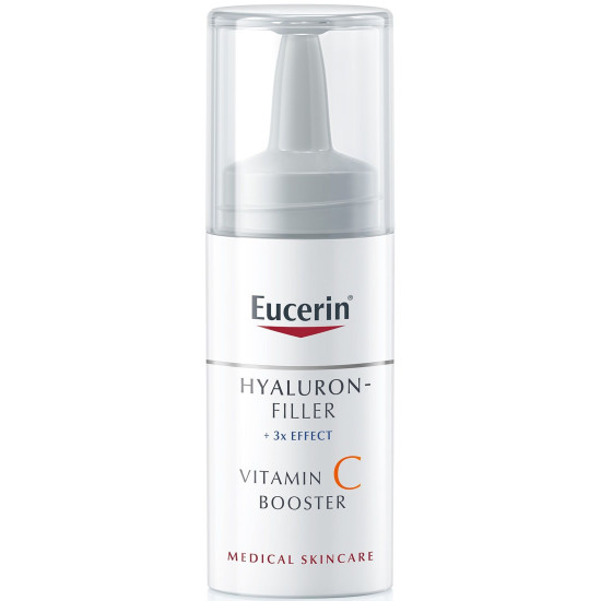 EUCERIN HYALURON-FILLER + 3x EFFECT Vitamin C Booster подмладяващ бустер серум за лице с витамин С за всеки тип кожа 8 мл