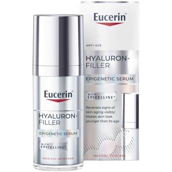 EUCERIN HYALURON-FILLER EPIGENETIC серум за лице реактивиращ гените на младостта за всеки тип кожа 30 мл