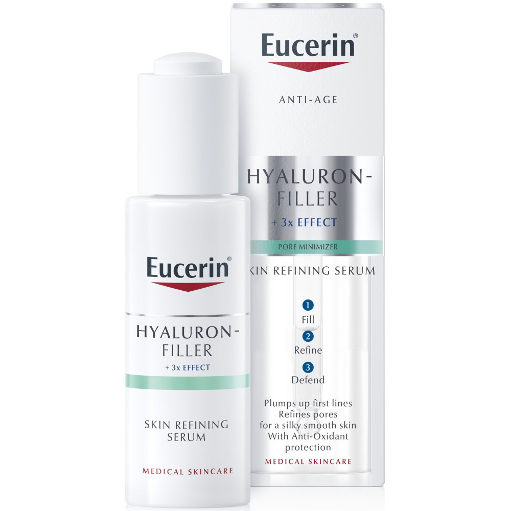 Eucerin Hyaluron-Filler Свиващ порите серум за лице 30мл - Eucerin Hyaluron-Filler Свиващ порите серум за лице 30мл -