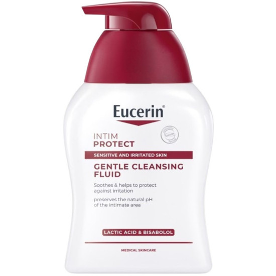 EUCERIN INTIM PROTECT Cleansing fluid pH 4.5 нежен интимен измиващ гел за чувствителна кожа 250 мл