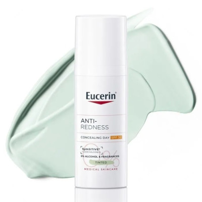 EUCERIN ANTI-REDNESS SPF30 Consealing Day Cream Tinted коригиращ тониран дневен крем за лице против зачервявания 50 мл