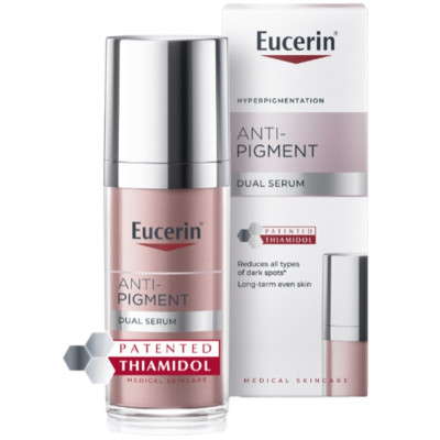 EUCERIN ANTI-PIGMENT Dual Serum серум за лице с двойно действие за сияйна кожа с равномерен тен за всеки тип кожа 30 мл