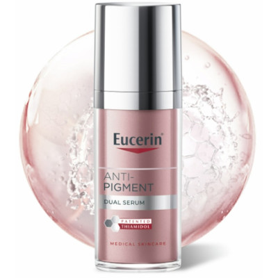 EUCERIN ANTI-PIGMENT BOOSTER Dual Serum серум за лице с двойно действие за сияйна кожа и равномерен тен 30 мл