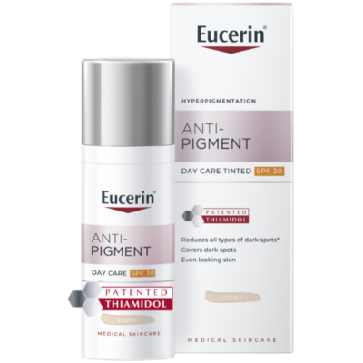 EUCERIN ANTI-PIGMENT Tinted Light SPF30 Оцветен дневен крем за лице против тъмни петна СВЕТЪЛ нюанс 50 мл