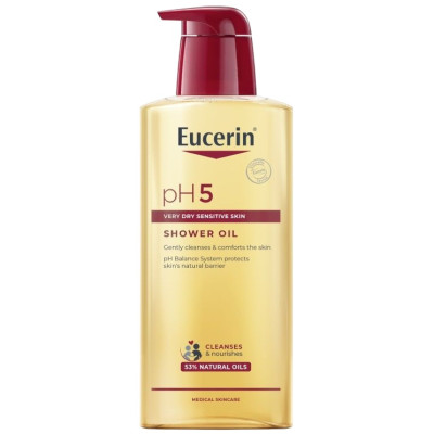 EUCERIN PH5 Shower Oil душ-олио за тяло за суха чувствителна кожа 400 мл