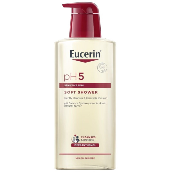 EUCERIN PH5 Soft Shower нежен измиващ душ-гел за тяло за суха чувствителна кожа 400 мл