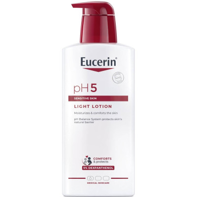 EUCERIN PH5 Light Lotion ултралек хидратиращ лосион за тяло за суха чувствителна кожа 400 мл