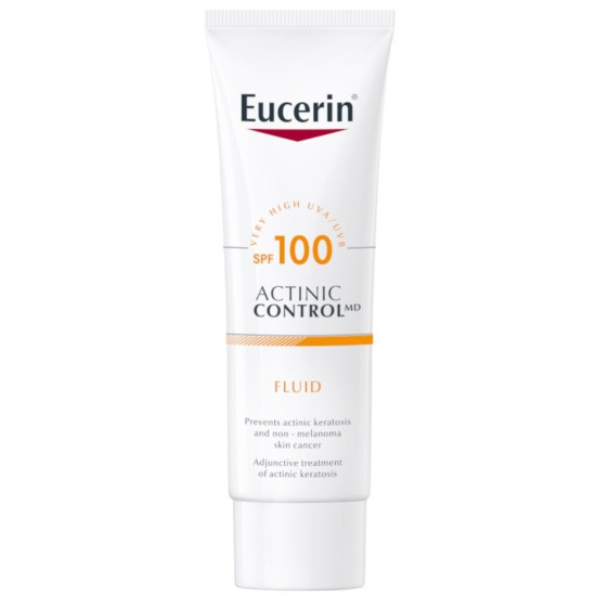 EUCERIN SUN ACTINIC CONTROL MD SPF100 слънцезащитен крем за лице и тяло за предпазване от актинична кератоза рак на кожата 80 мл