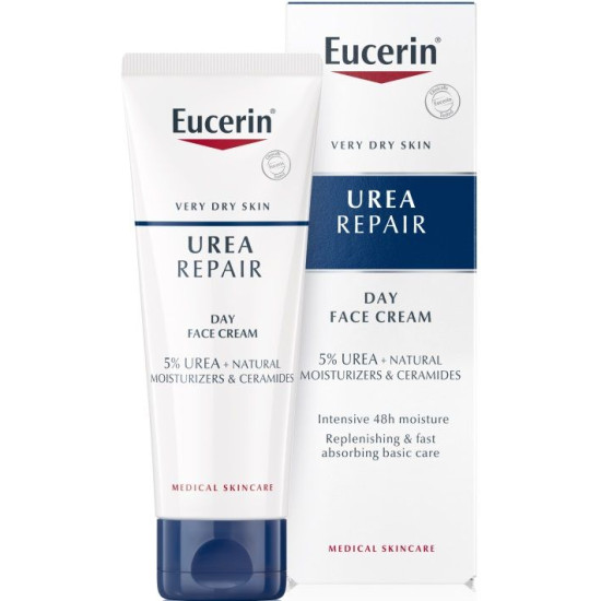 EUCERIN UREAREPAIR 5% Urea Day Face Cream дневен крем за лице с 5% урея за суха кожа 50 мл