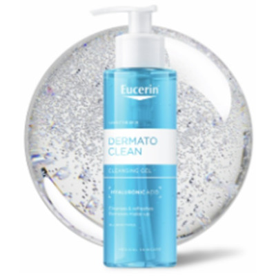 EUCERIN DERMATOCLEAN HYALURON Cleansing Gel почистващ гел за лице с хиалуронова киселина за нормална и комбинирана кожа 200 мл