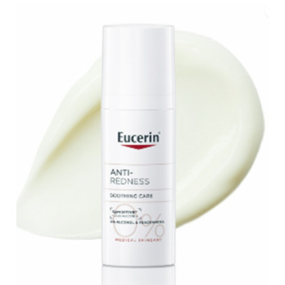 EUCERIN ANTI-REDNESS Cream успокояващ дневен крем за лице против зачервяване за чувствителна кожа и кожа с розацея 50 мл