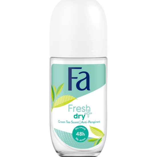 ФА FRESH+DRY GREEN TEA 48H део рол-он против изпотяване за жени с аромат на зелен чай 50 мл